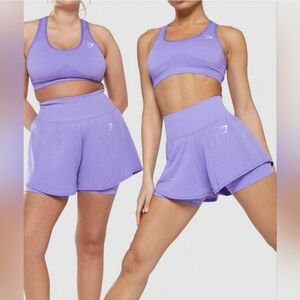 Gymshark Lilac Athletic Running Shorts